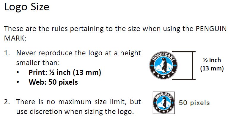 Logo Minimum Sizes