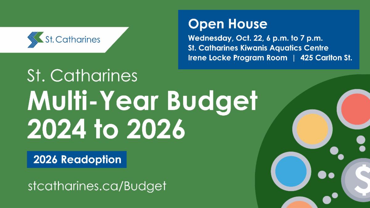 2026 Budget Readoption Open House is on October 22.