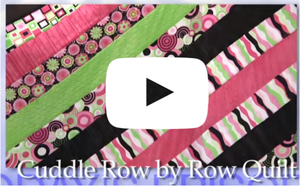 How to make a cuddle row quilt