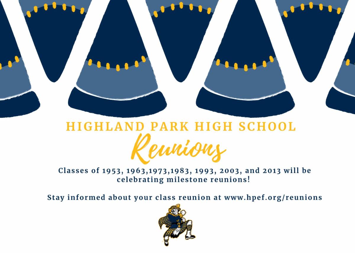 Highland Park High School Alumni Association January 2023 eNews