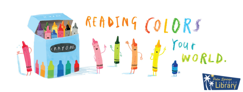 Summer Reading Youth Banner-Reading colors your world