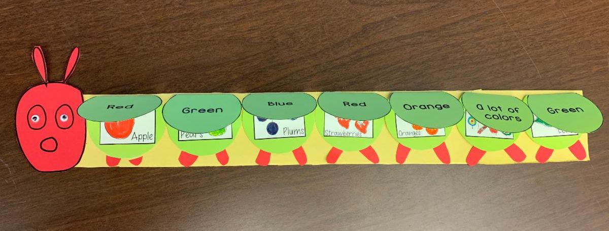 Very Hungry Caterpillar craft