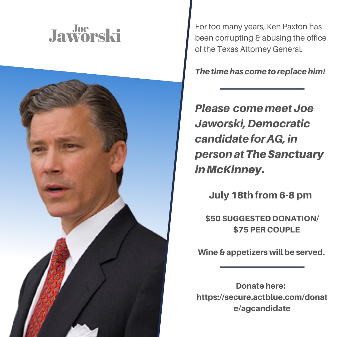 Joe Jaworski Event Graphic