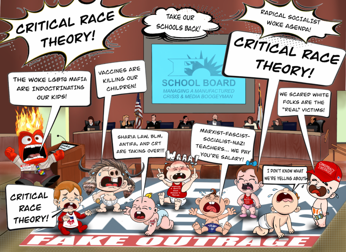 Critical Race Theory Cartoon