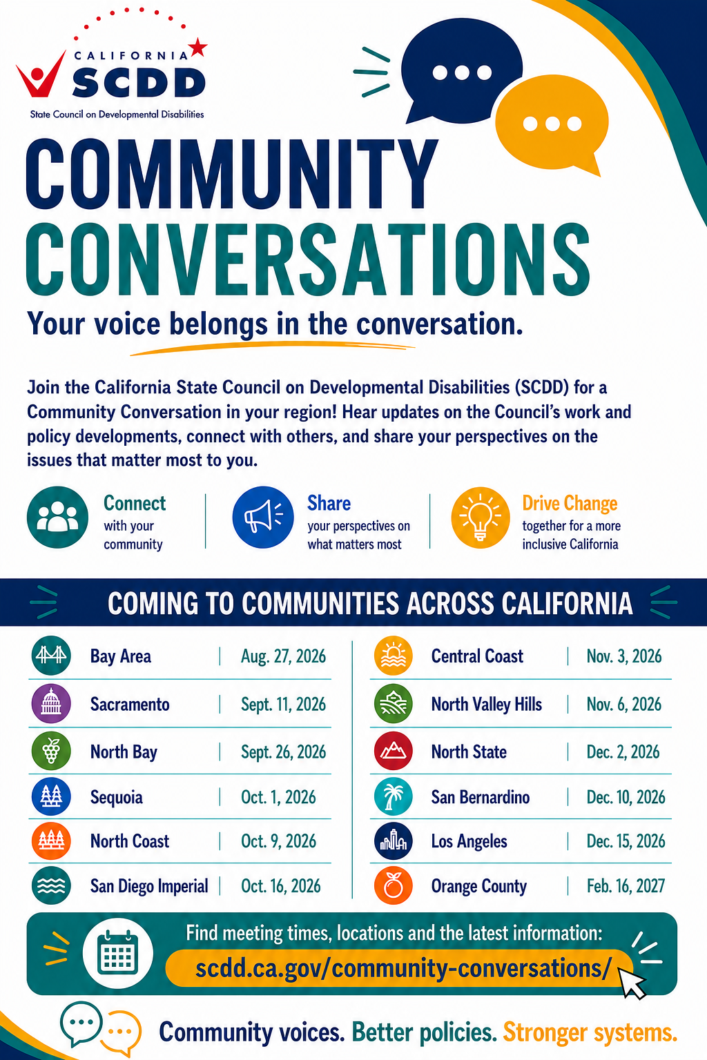 Community Conversations flyer