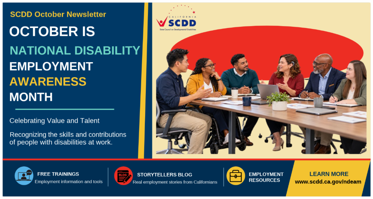 SCDD October Newsletter Masthead