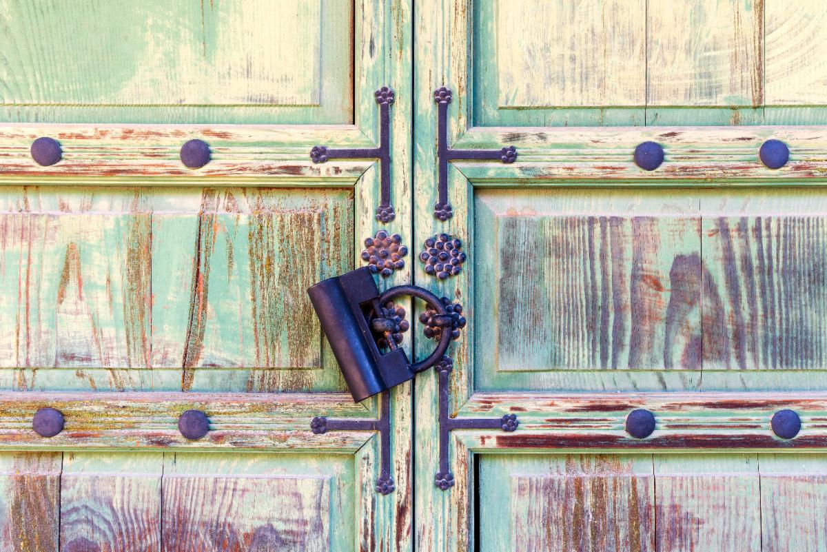 Traditional Korean Door