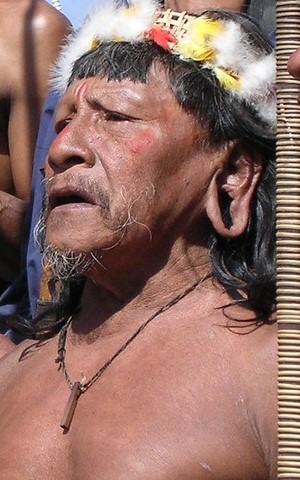 Hombre huaoranidel Amazonas