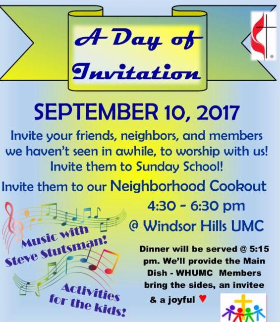 a day of invitation coming sunday sunday school invitation