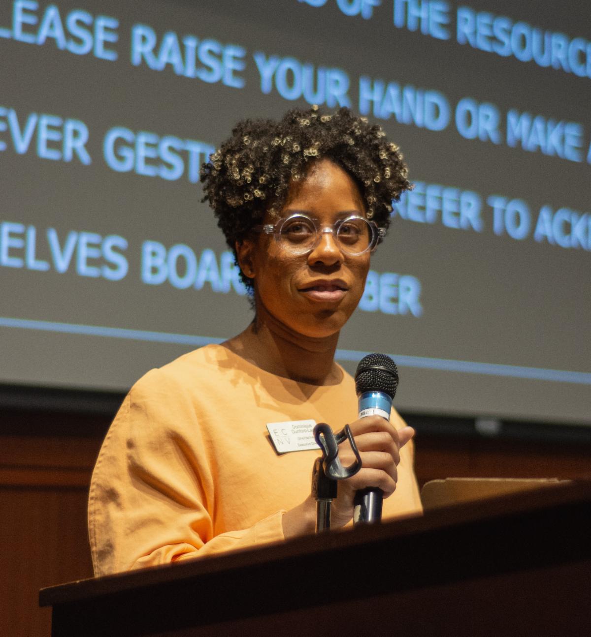 [Image: ECNV Executive Director, Dominique Dunford-Lack].