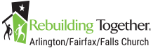 Rebuilding Together Arlington/Fairfax/Falls Church organization logo.
