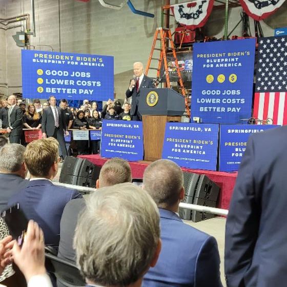 [Image: President Biden speaks about the economy in Springfield, VA].[Image: President Biden speaks about the economy in Springfield, VA].