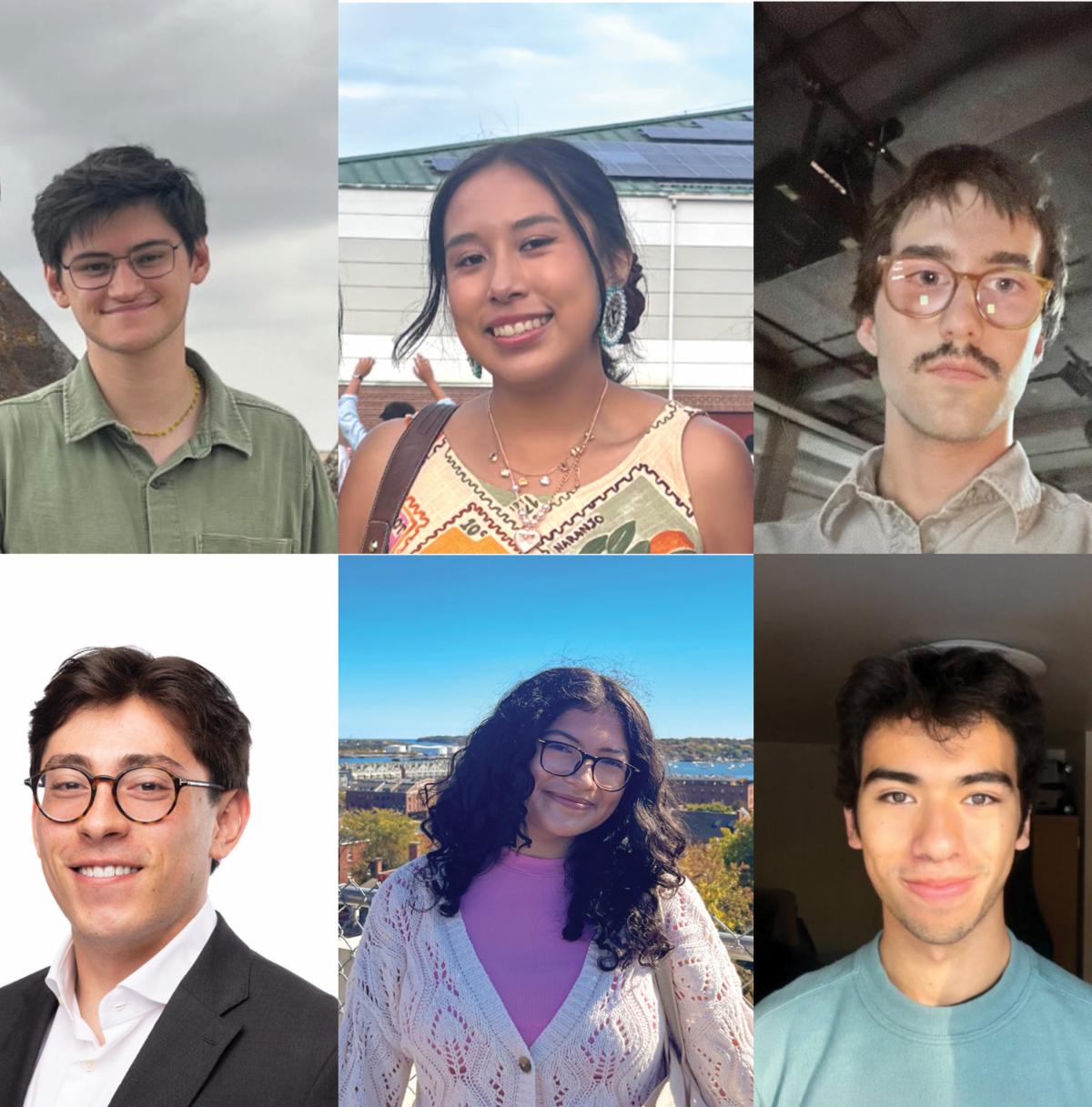 A grid of six headshots of student interns