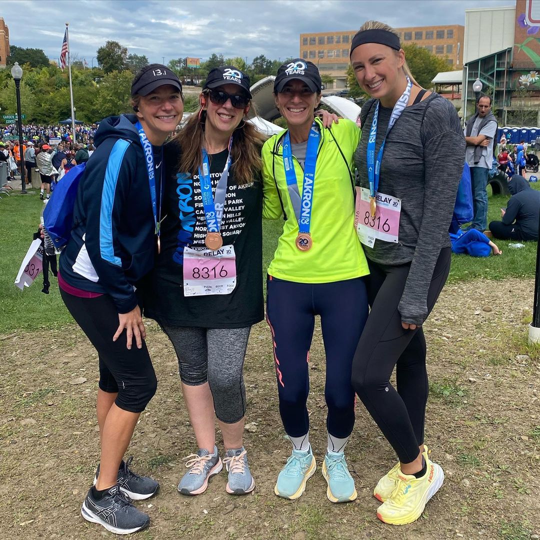 Bath Elementary School teachers participate in Akron Marathon raising money for CHMF
