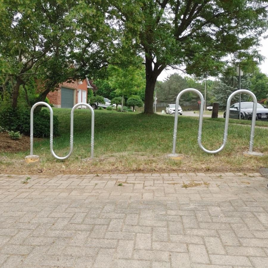 Outdoor bike racks