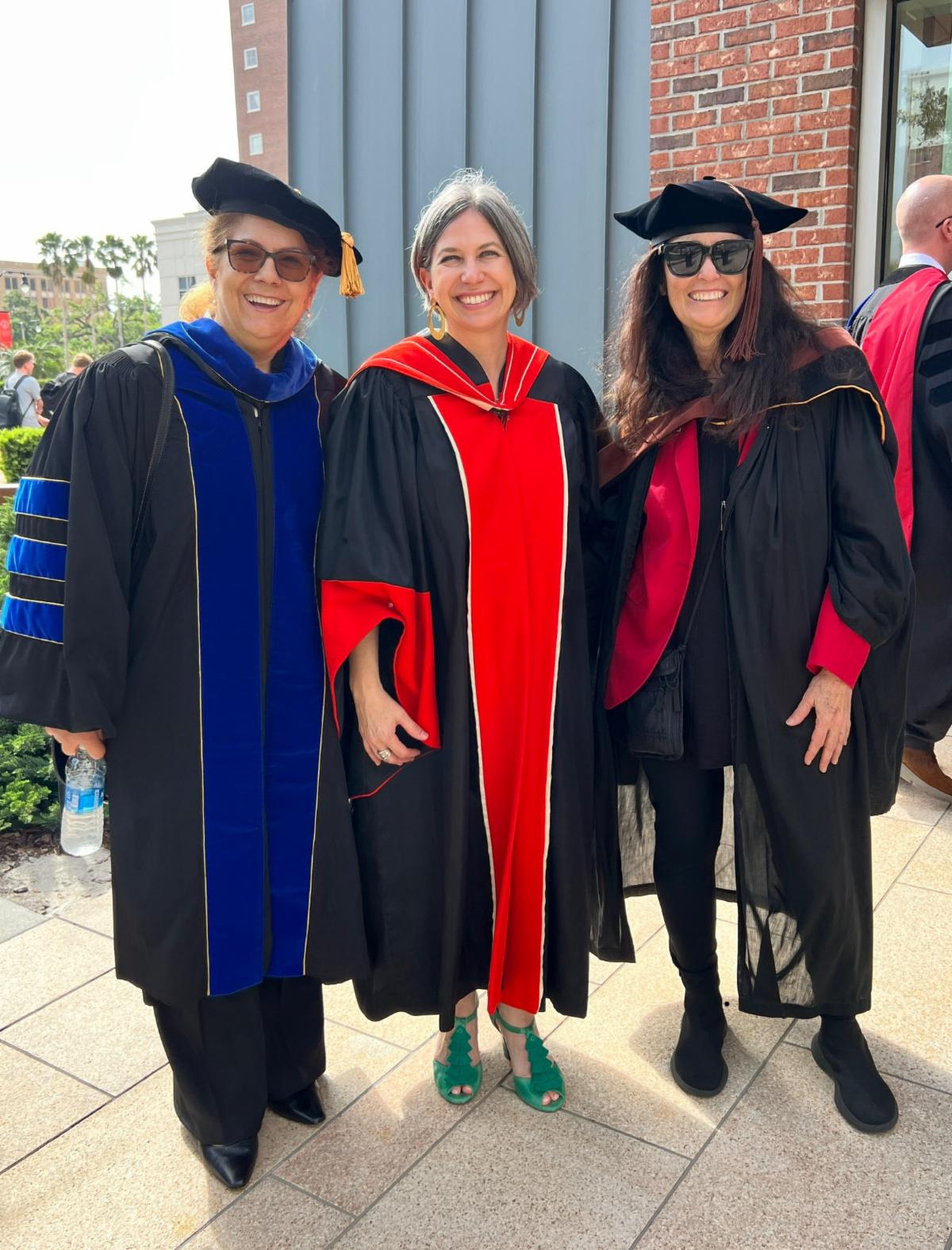 film and languages department faculty at the inauguration