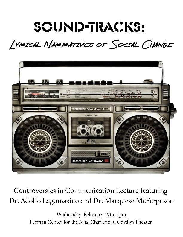 Sound Tracks lecture poster