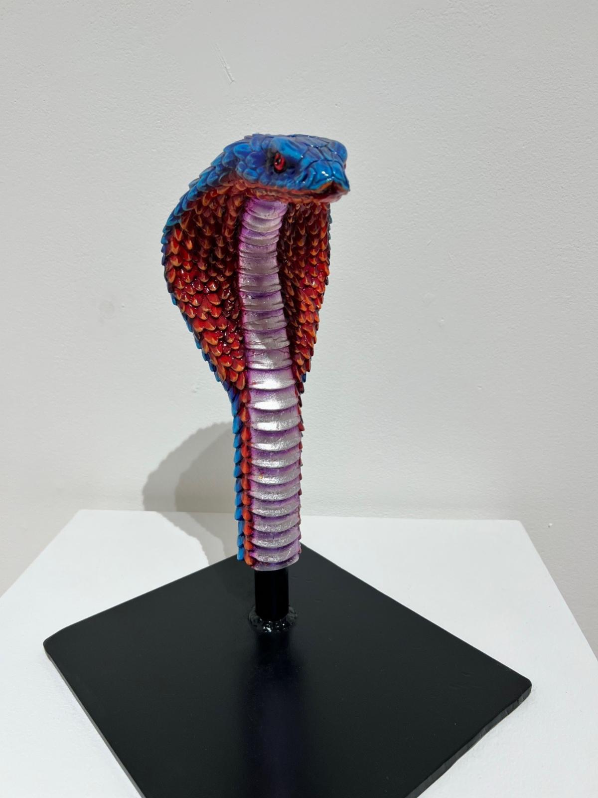 cobra art sculpture in the art gallery