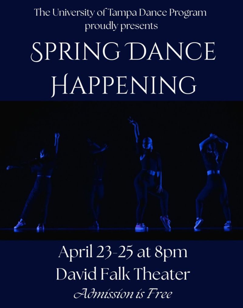 Poster featuring the Spring Dance Happening
