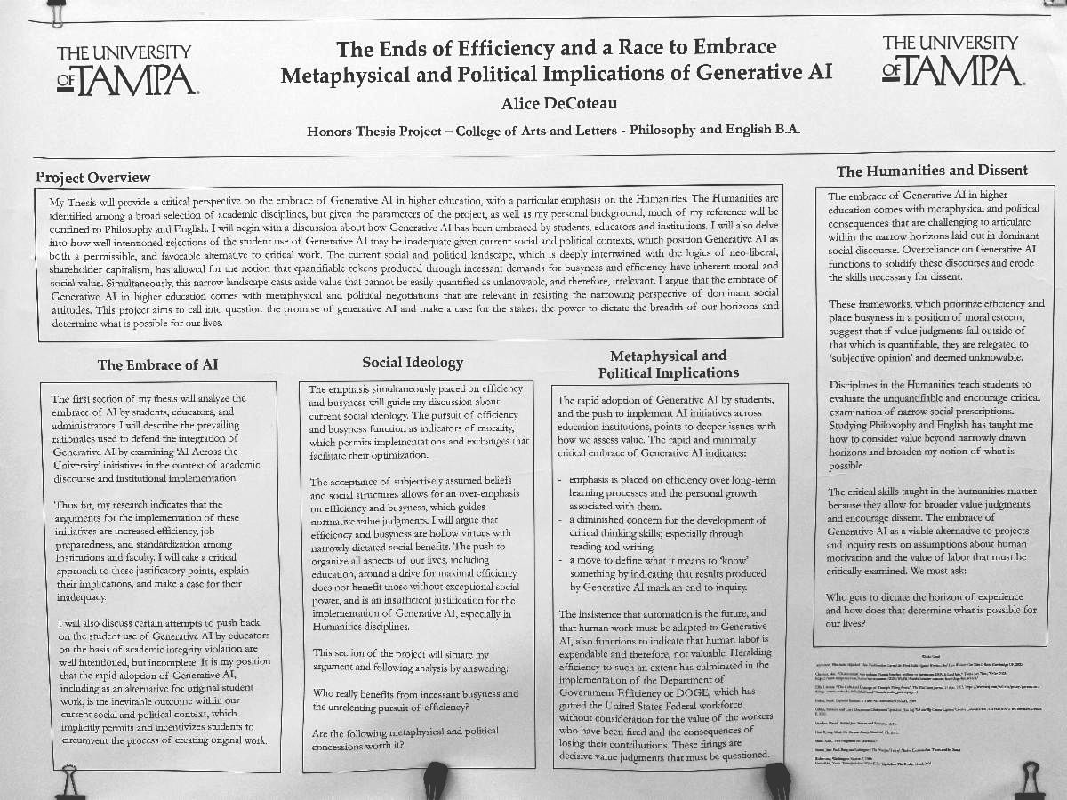 CAL student research poster