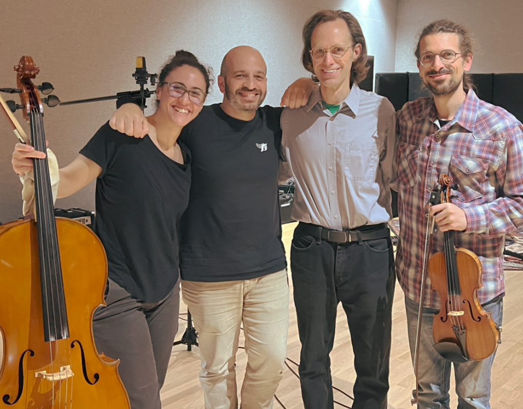 Professor Blackburn with the Galan Trio