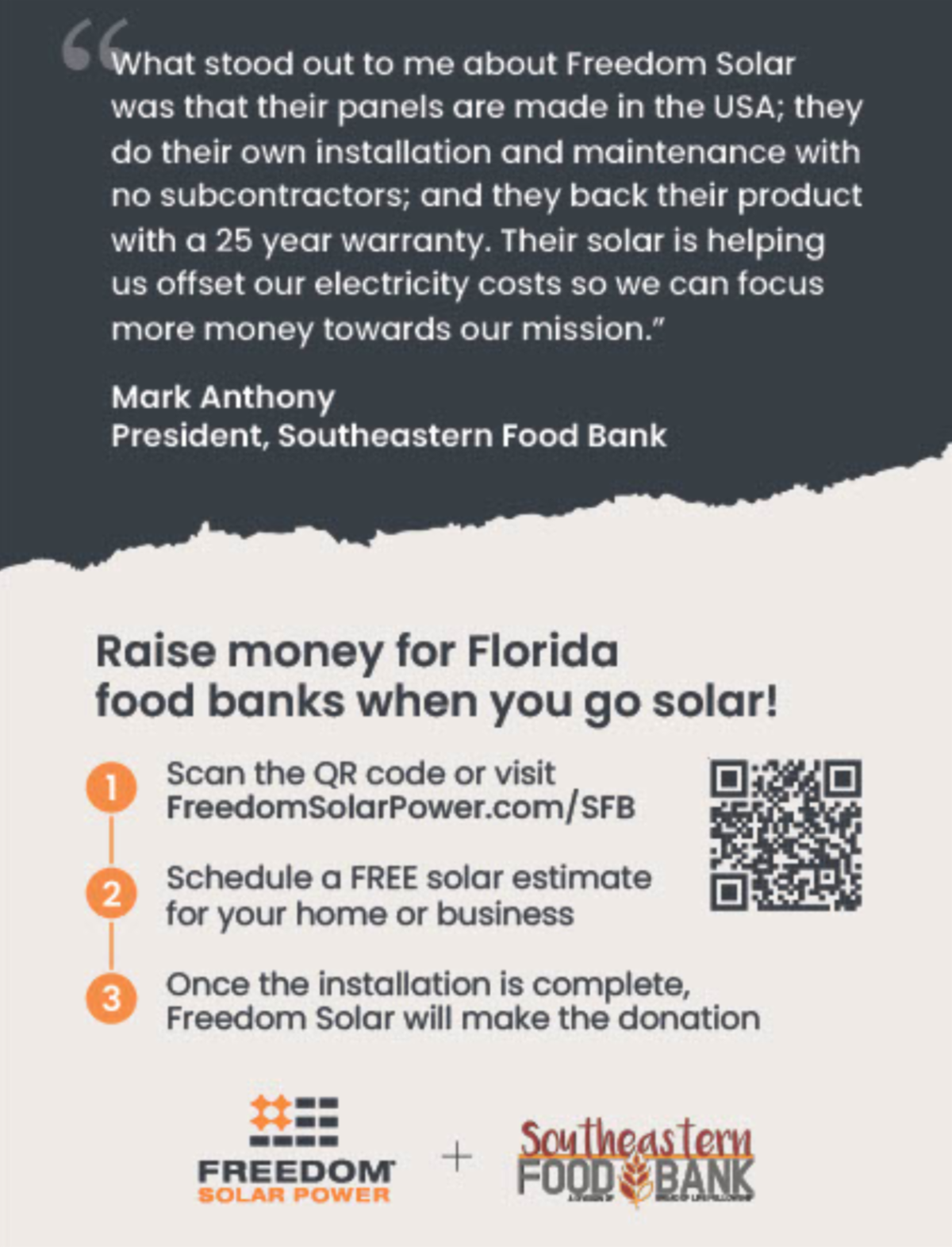 BIG NEWS from Southeastern Food Bank!!