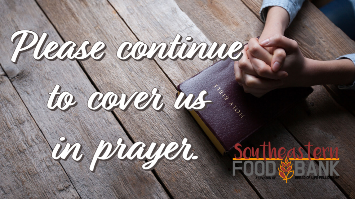 BIG NEWS from Southeastern Food Bank!!