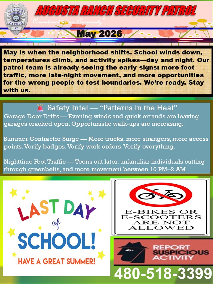 May 2026 Newsletter is Available – Augusta Ranch HOA