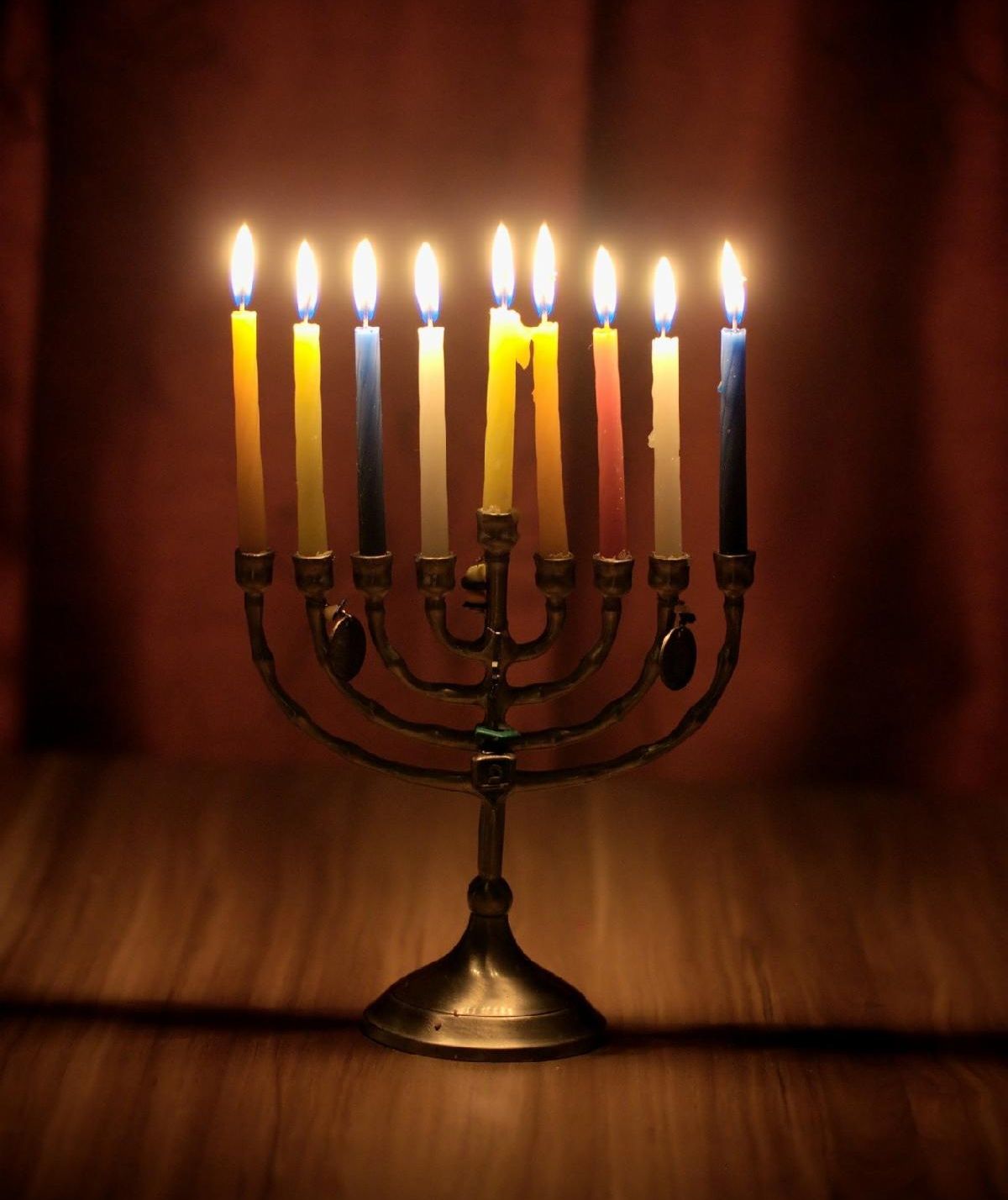 Vertical Menorah