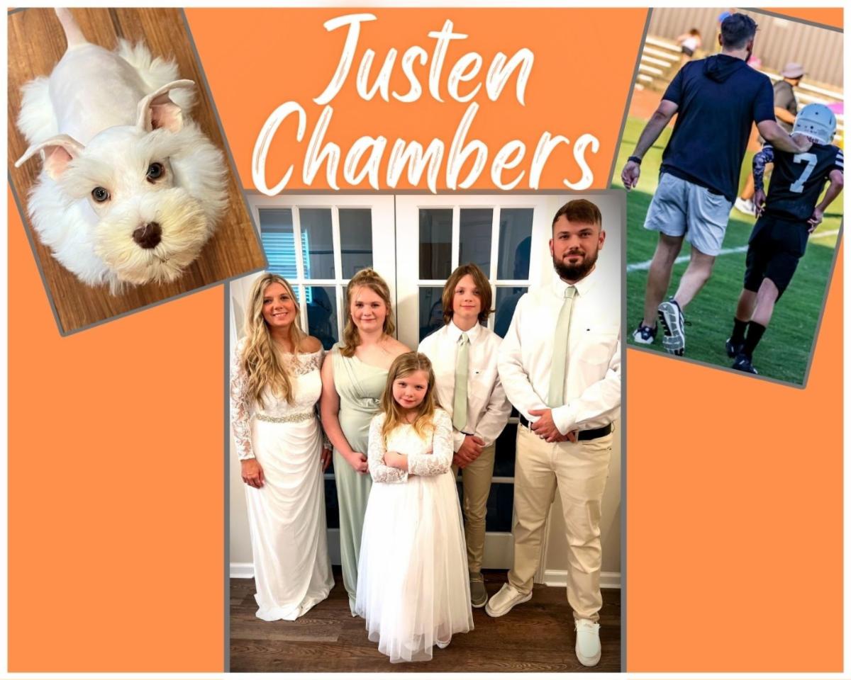 Justen Chambers staff spotlight pics