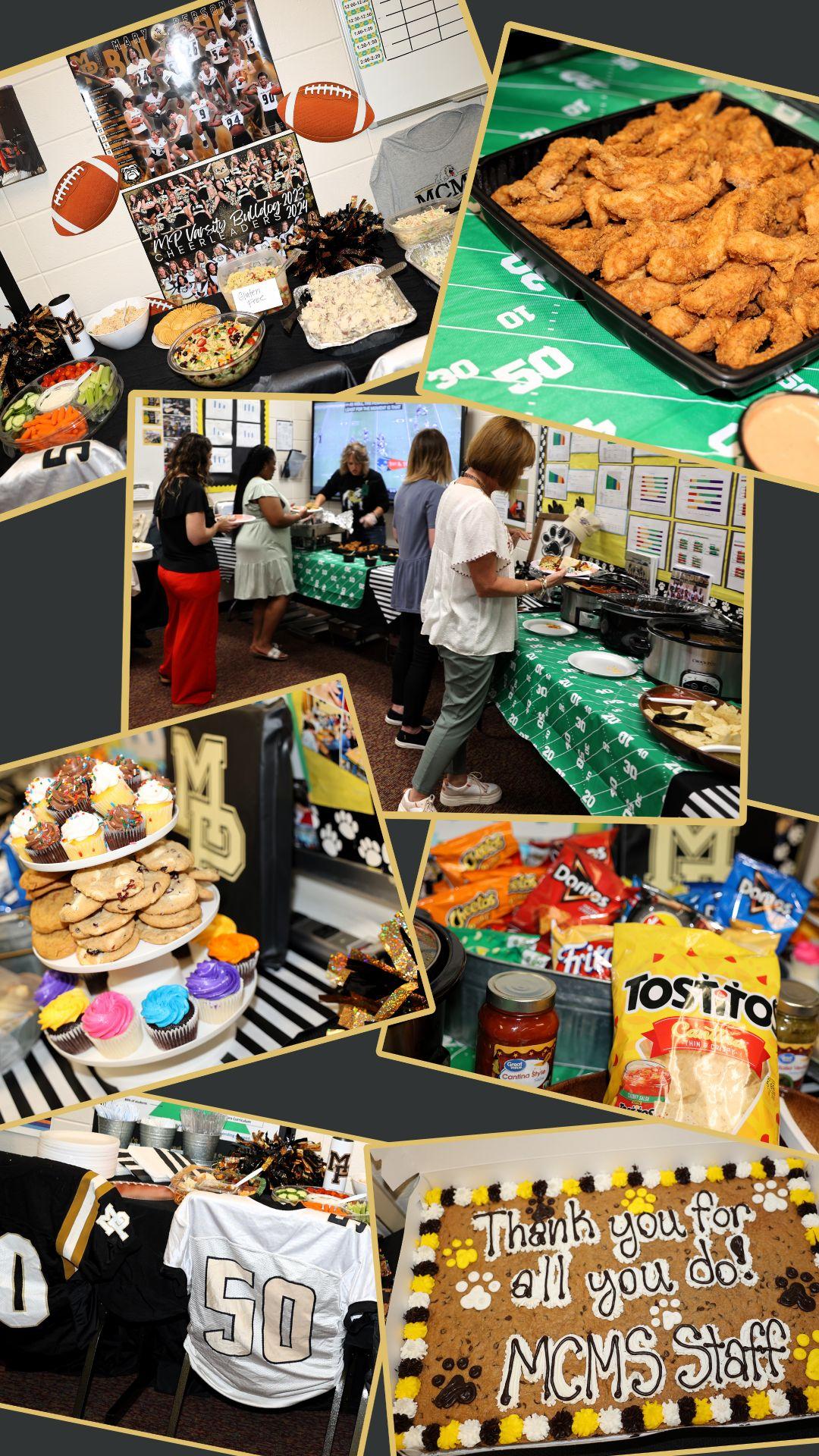 pics from staff tailgate lunch