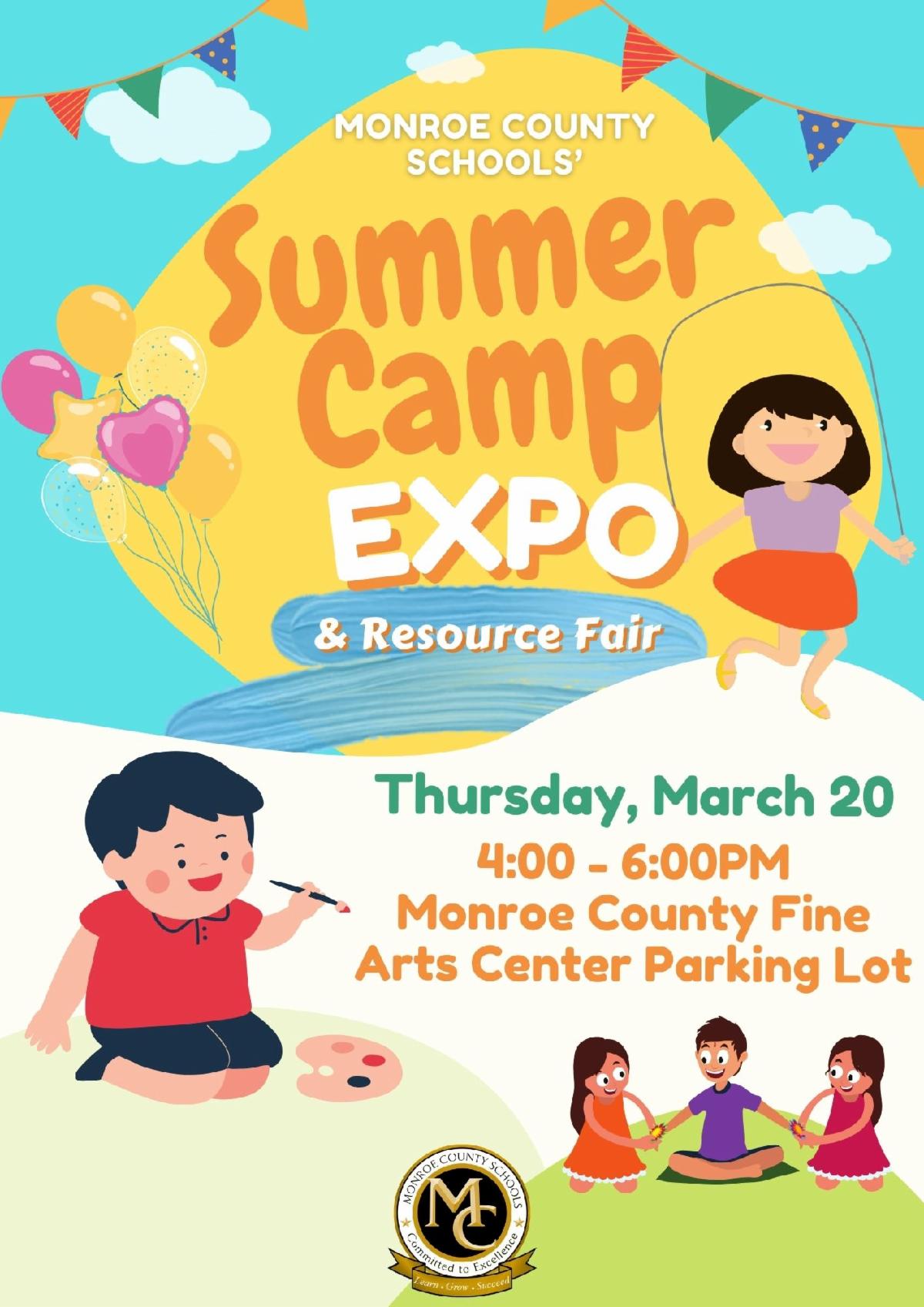 summer camp expo - thursday march 20