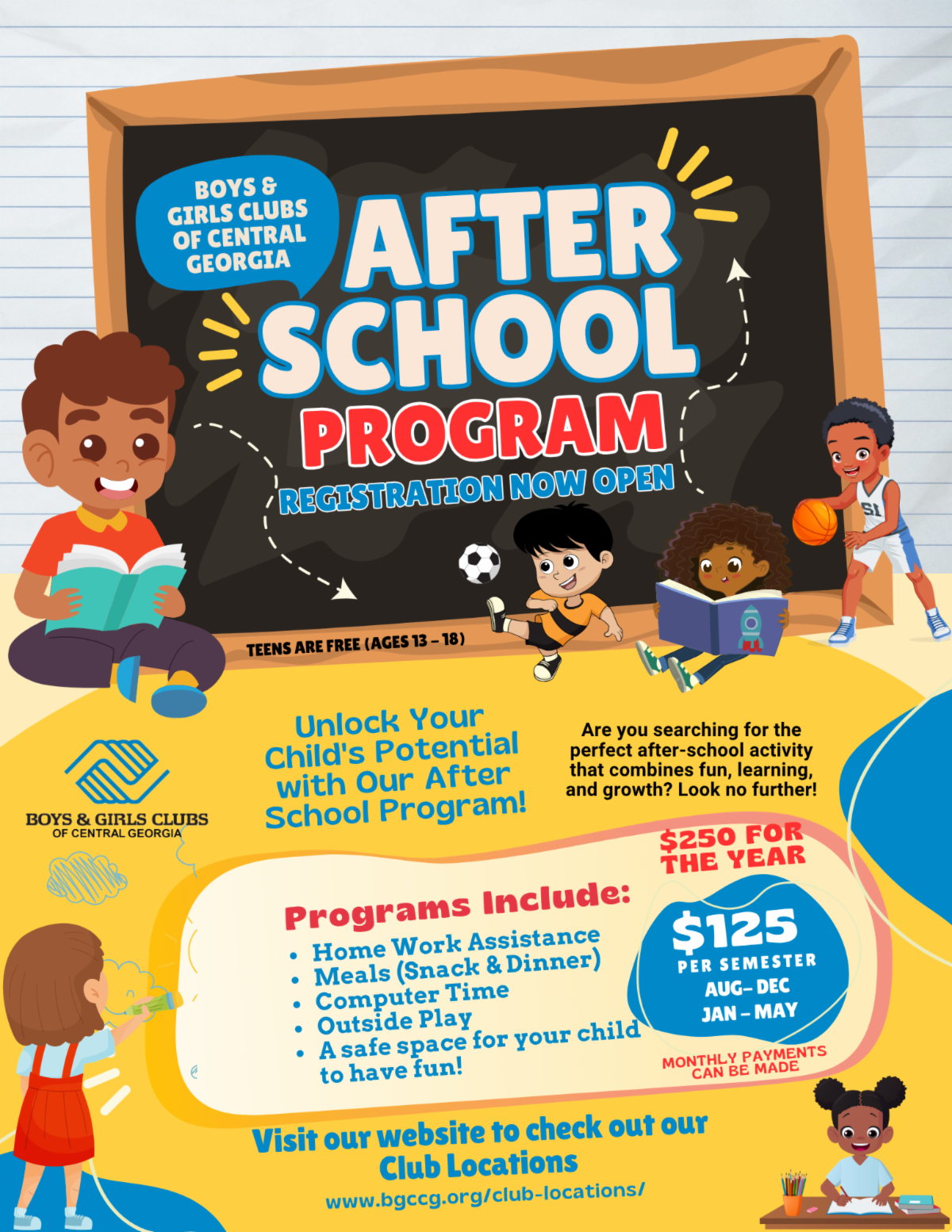 BGC Afterschool program details