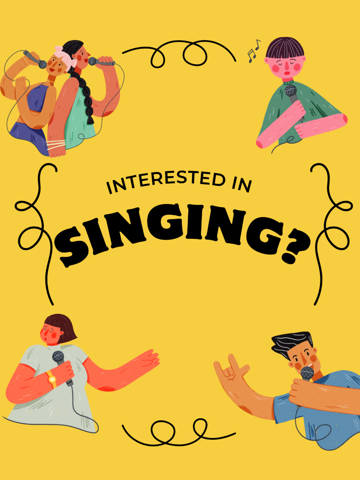interested in singing