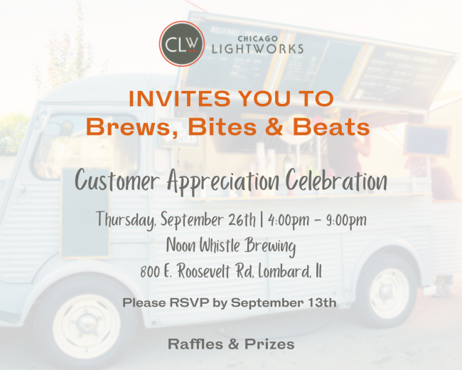 An invitation to our customer appreciation celebration