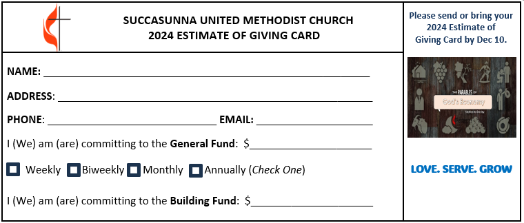 Thank You for Your Generosity! (Letter from Our Stewardship Team)