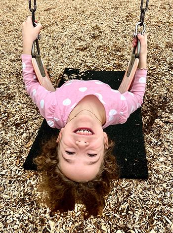 on the swings