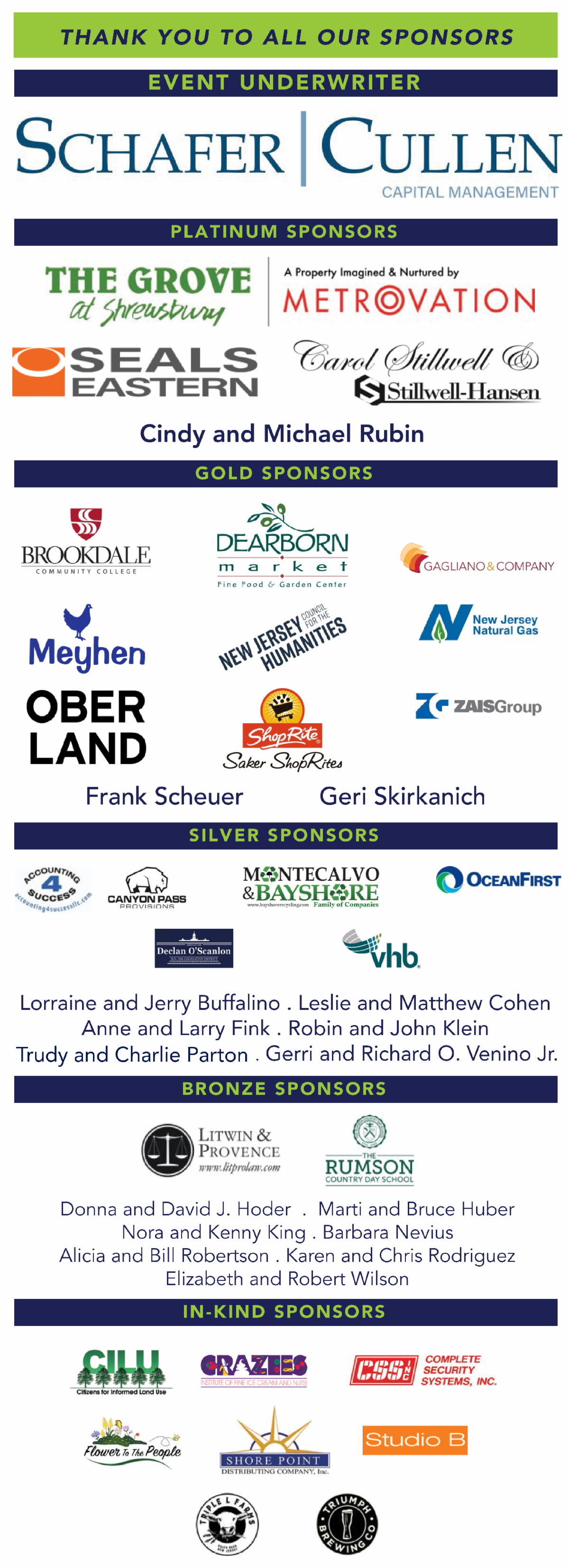 Click to view our sponsors