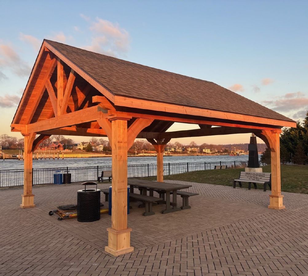Photo of New pavilion at Shrewsbury Riverfront Park. Photo courtesy of Borough of Sea Bright.