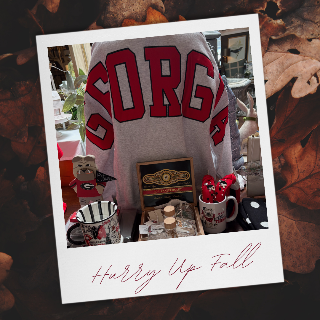 Hurry up Fall. We're ready for college football and cozy throws at Wild Blossoms.