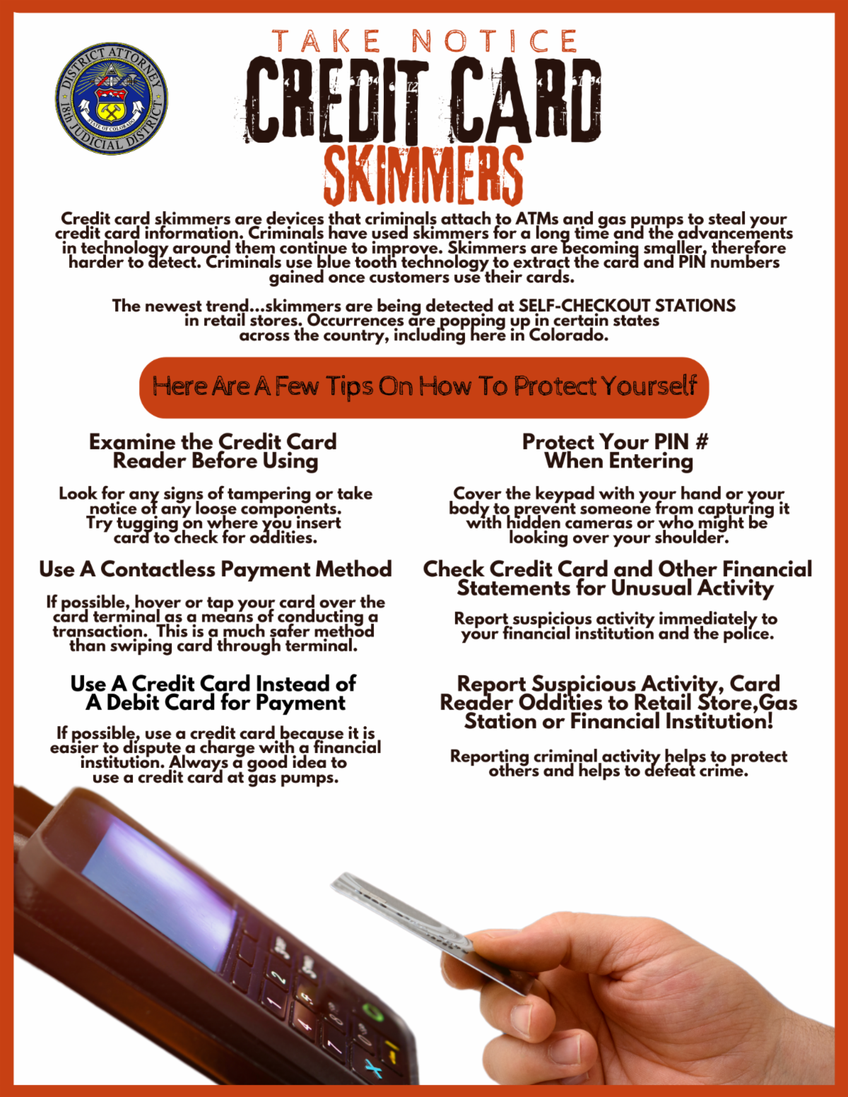 District Attorney's Office 18th JD July Newsletter