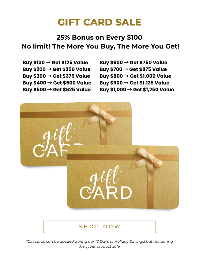 Gift Card Sale