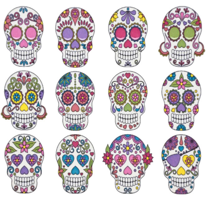 Sugar Skull Decals