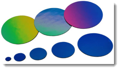 Precut Dichroic Circles Restocked