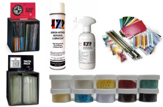 Bullseye Glass Packs, ZYP Coatings, Frit Samplers