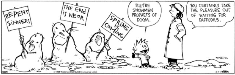 Spring Calvin & Hobbes Comic
