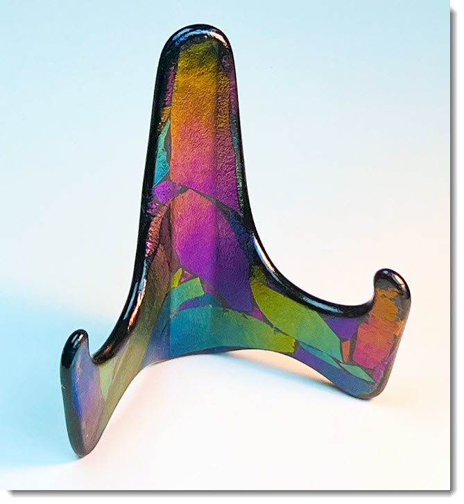 Iridescent Easel Fused Sample