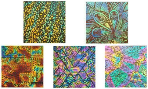 Patterned Etched Mystery Box Example