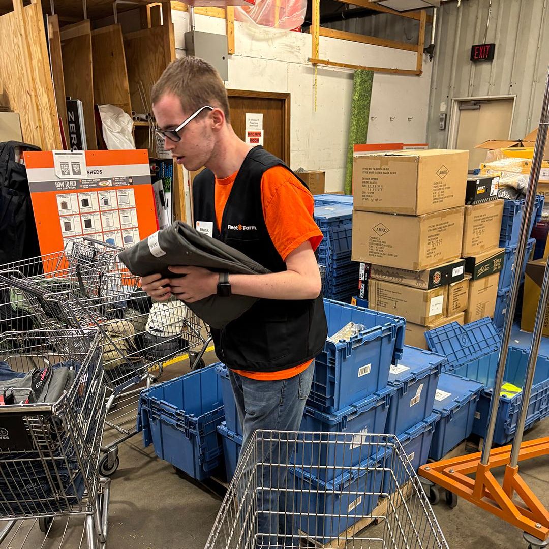 Ethan at employment position