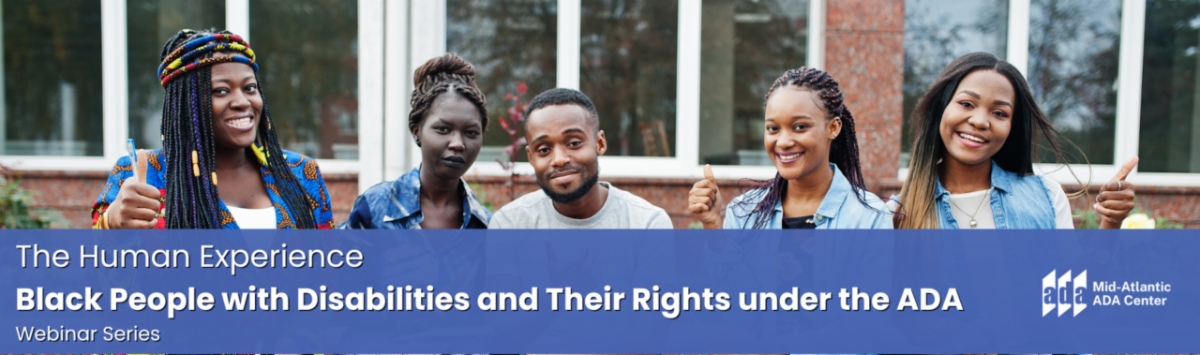 Group of young smiling black Americans - The Human Experience - Black People with Disabilities and their Rights under the ADA